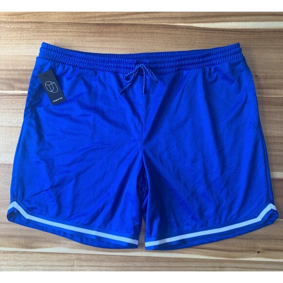 Original Use Mens Activewear Blue Athletic Shorts With Pockets Size XXL - Picture 1 of 11